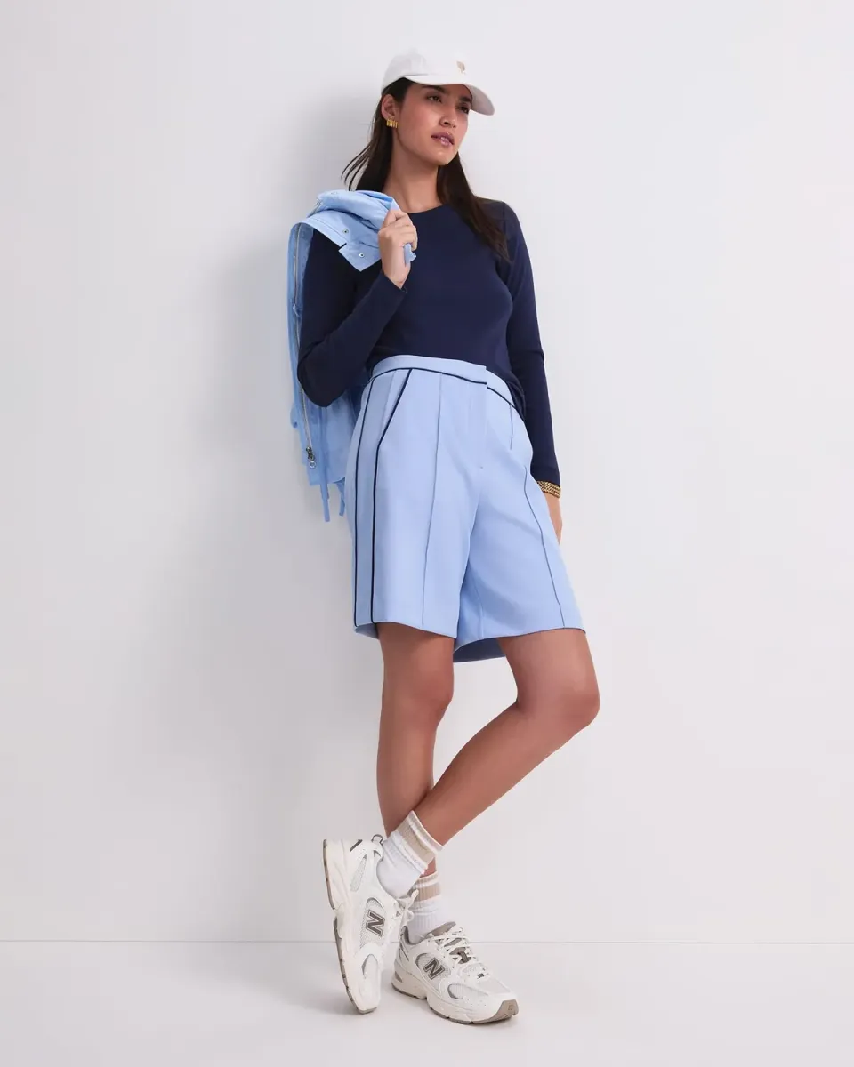 Sportscraft Heidi Long Sleeve maglia cotone melange