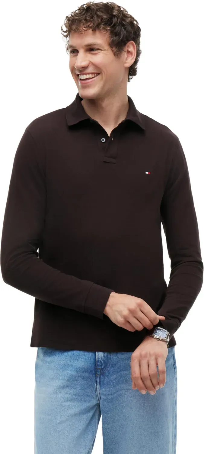 Tommy Hilfiger 1985 Regular polo manica lunga uomo L piquet