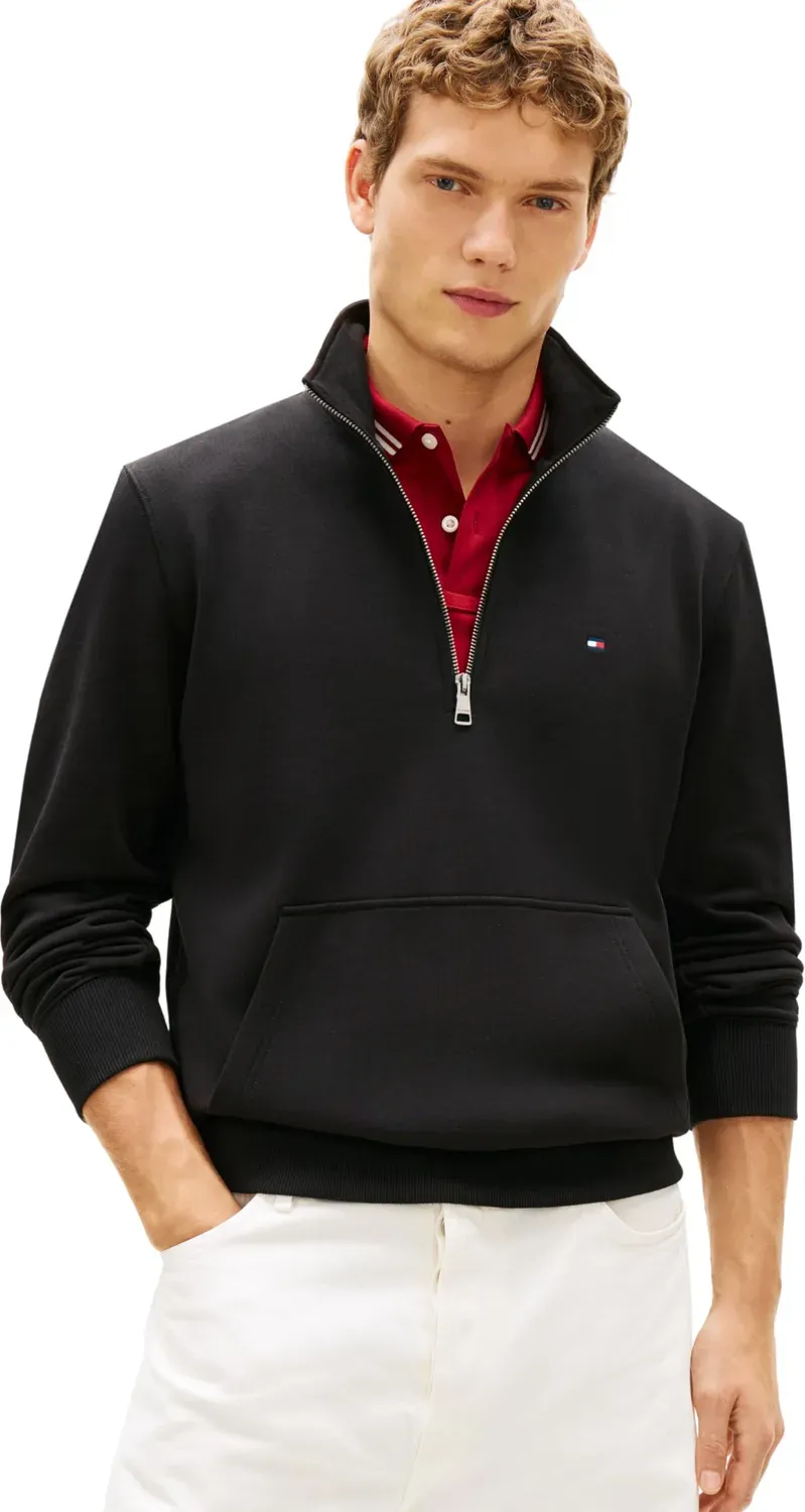 Tommy Hilfiger Essential Terry MW0MW43115 Felpa Mezza Zip