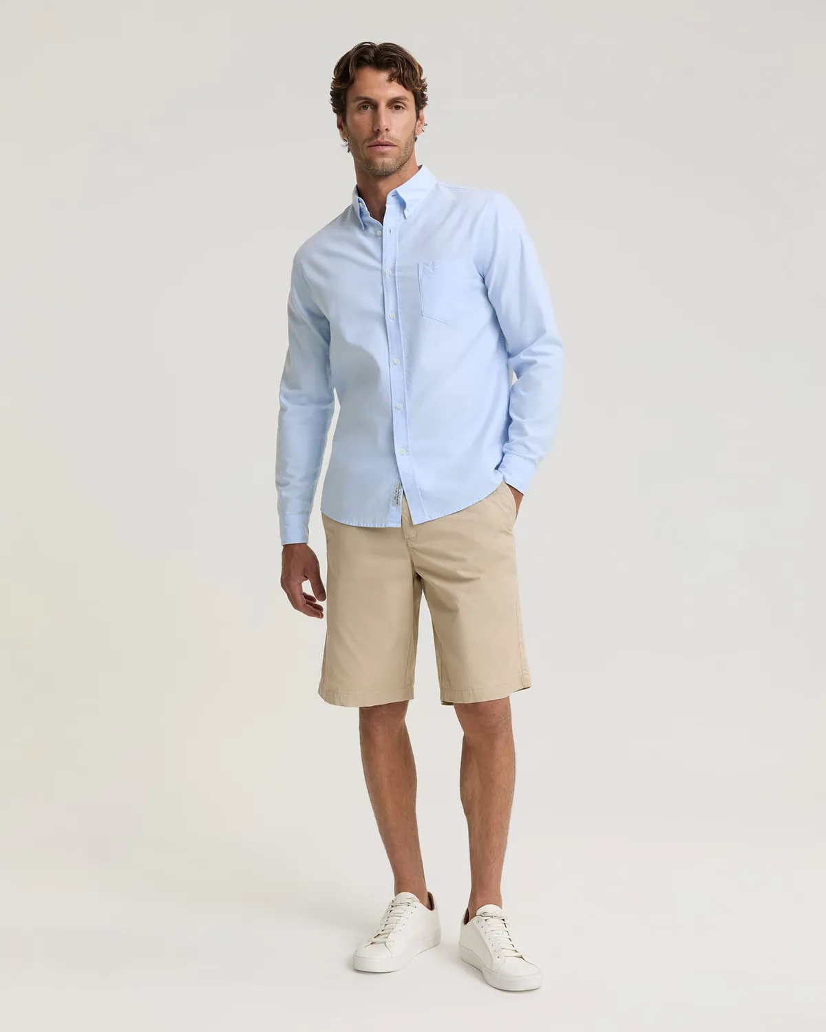 Sportscraft Oxford camicia uomo manica lunga cotone