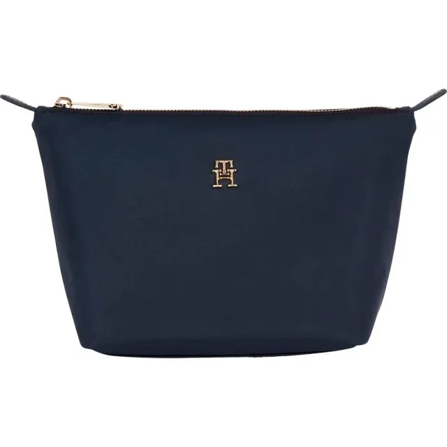 Tommy Hilfiger Poppy beauty case blu sostenibile