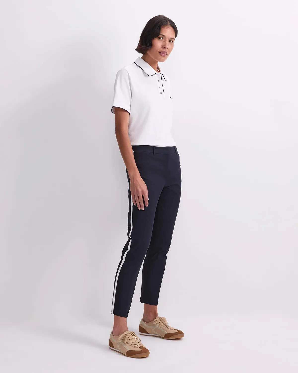 Sportscraft Evie Side Stripe 120862 pantalone donna cotone