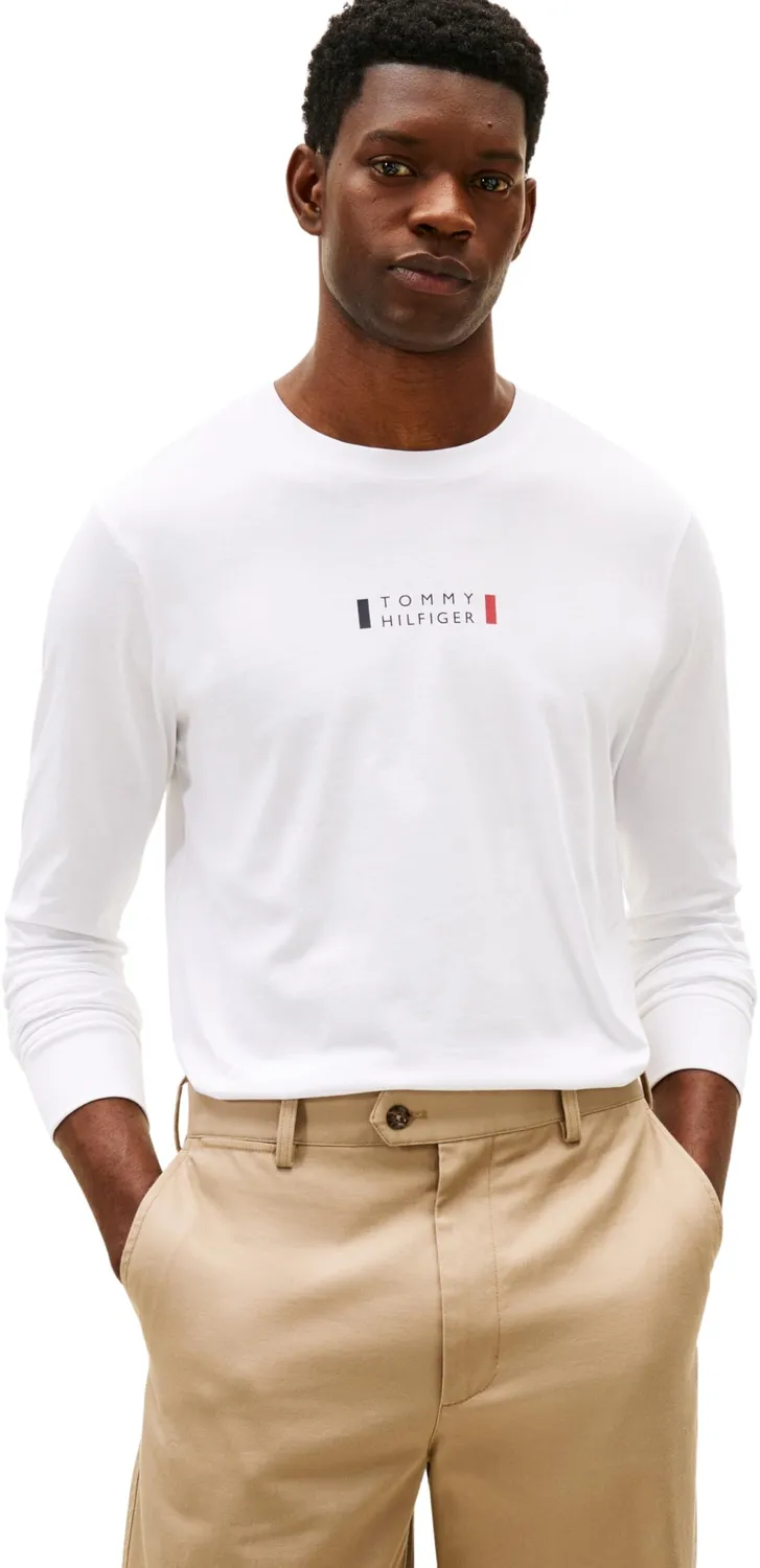 Tommy Hilfiger Brand Love maglietta manica lunga M grigia