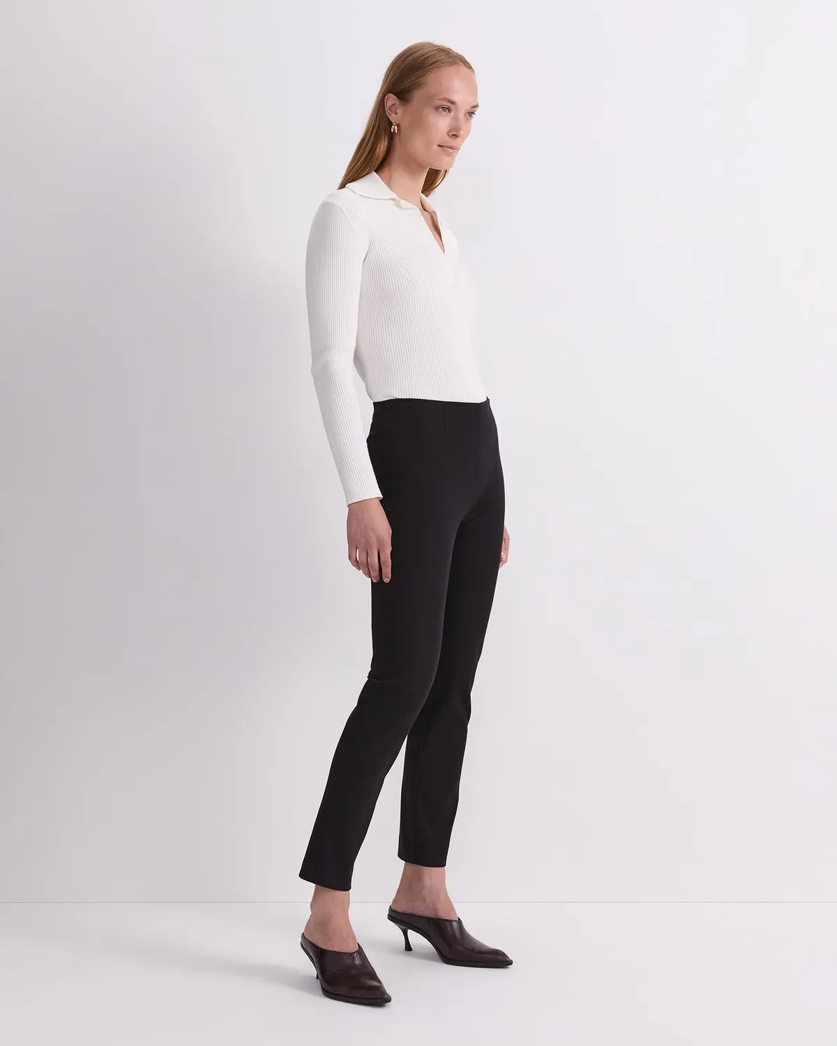 Sportscraft Felicity Flat Front pantaloni donna slim