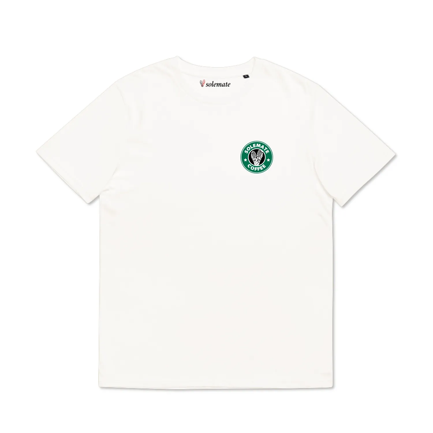 Solemate Coffee t-shirt panna cotone organico