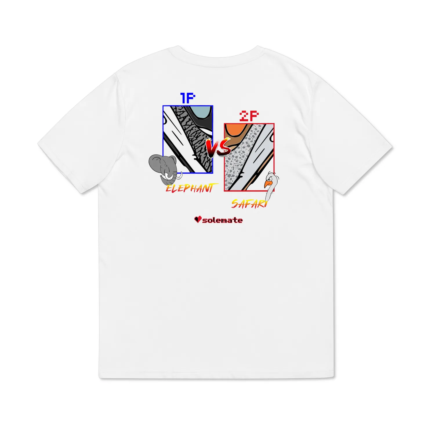 Solemate Sneaker Fighter t-shirt nera cotone organico