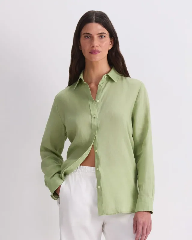 Sportscraft Dahlia Linen camicia lino manica lunga