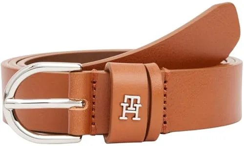 Tommy Hilfiger Essential Effortless 2,5 cm cintura donna pelle nera