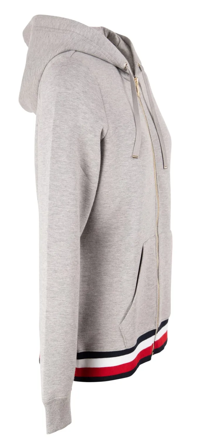 Tommy Hilfiger Heritage felpa donna cappuccio zip