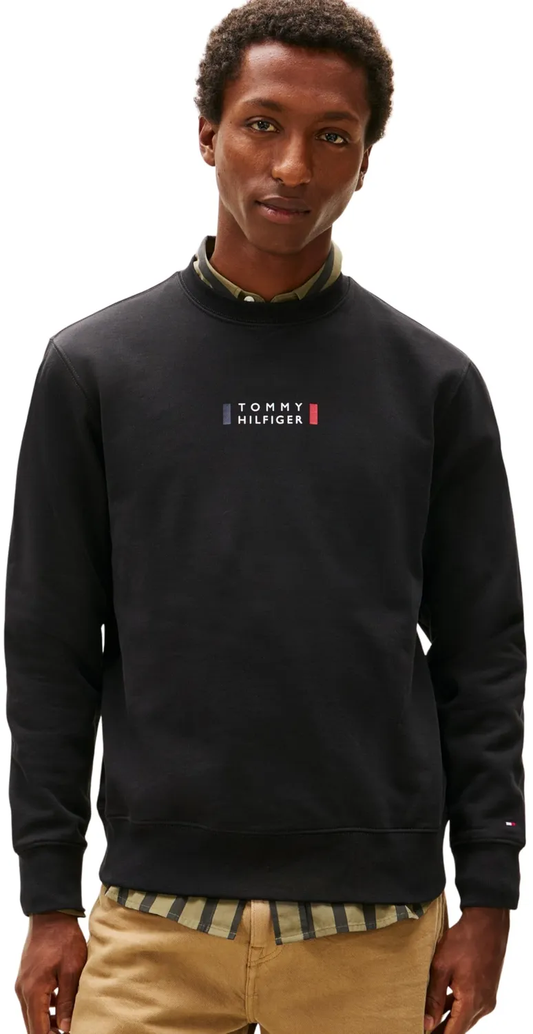 Tommy Hilfiger Brand Love MW0MW41428 Felpa Nera L