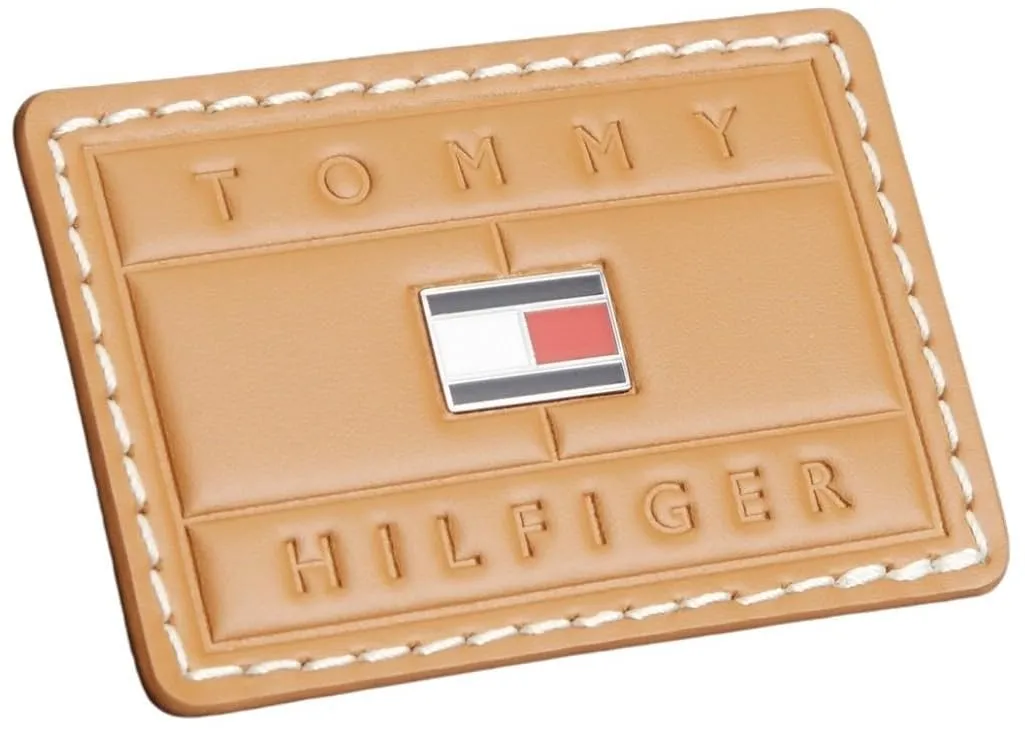 Tommy Hilfiger Flag zaino uomo marrone Dark Peanut poliestere
