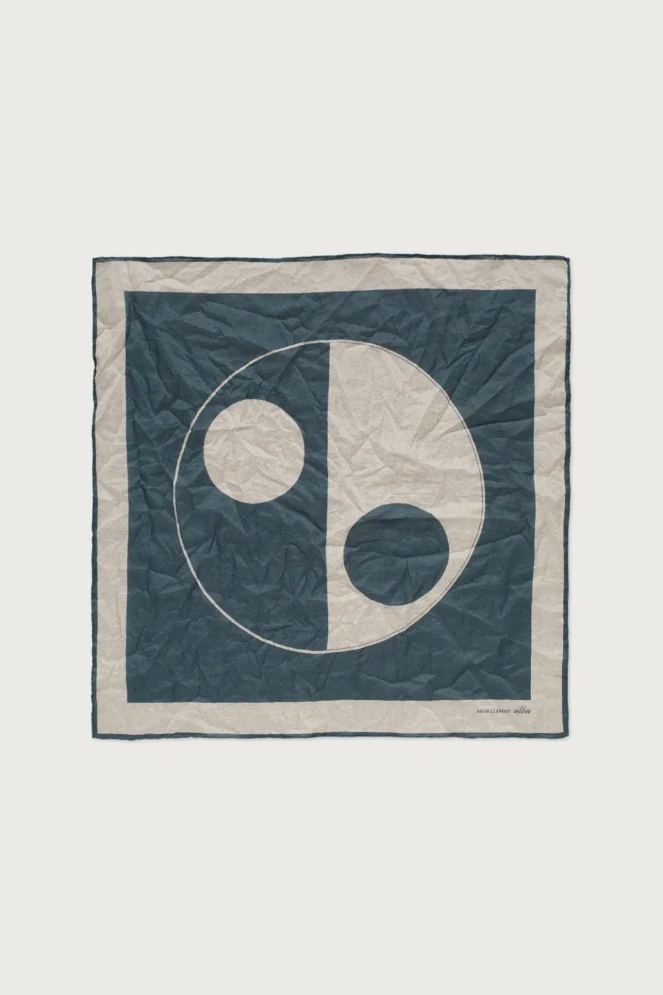 Massimo Alba Hanky1 fazzoletto calce geometrico cotone