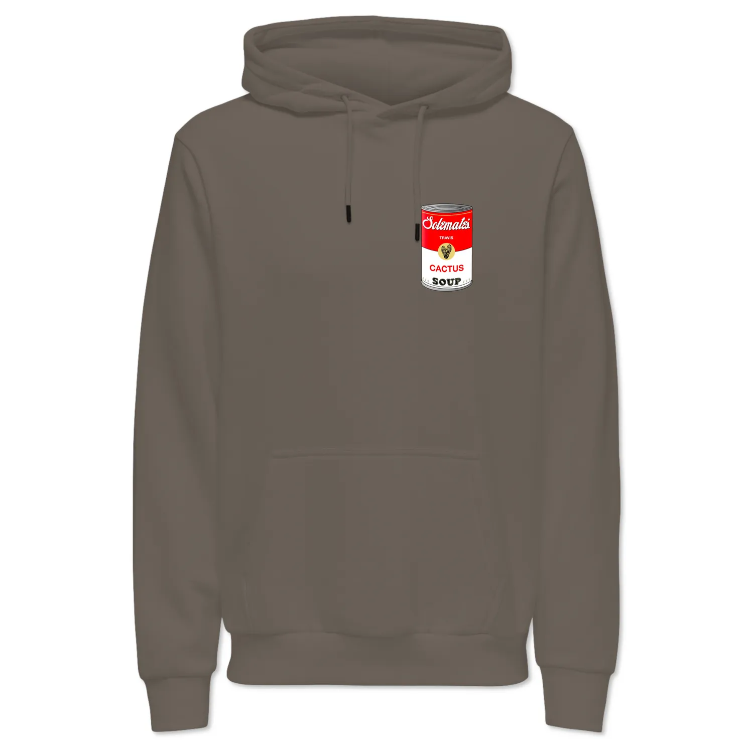 Solemate Cactus Soup felpa con cappuccio nera cotone