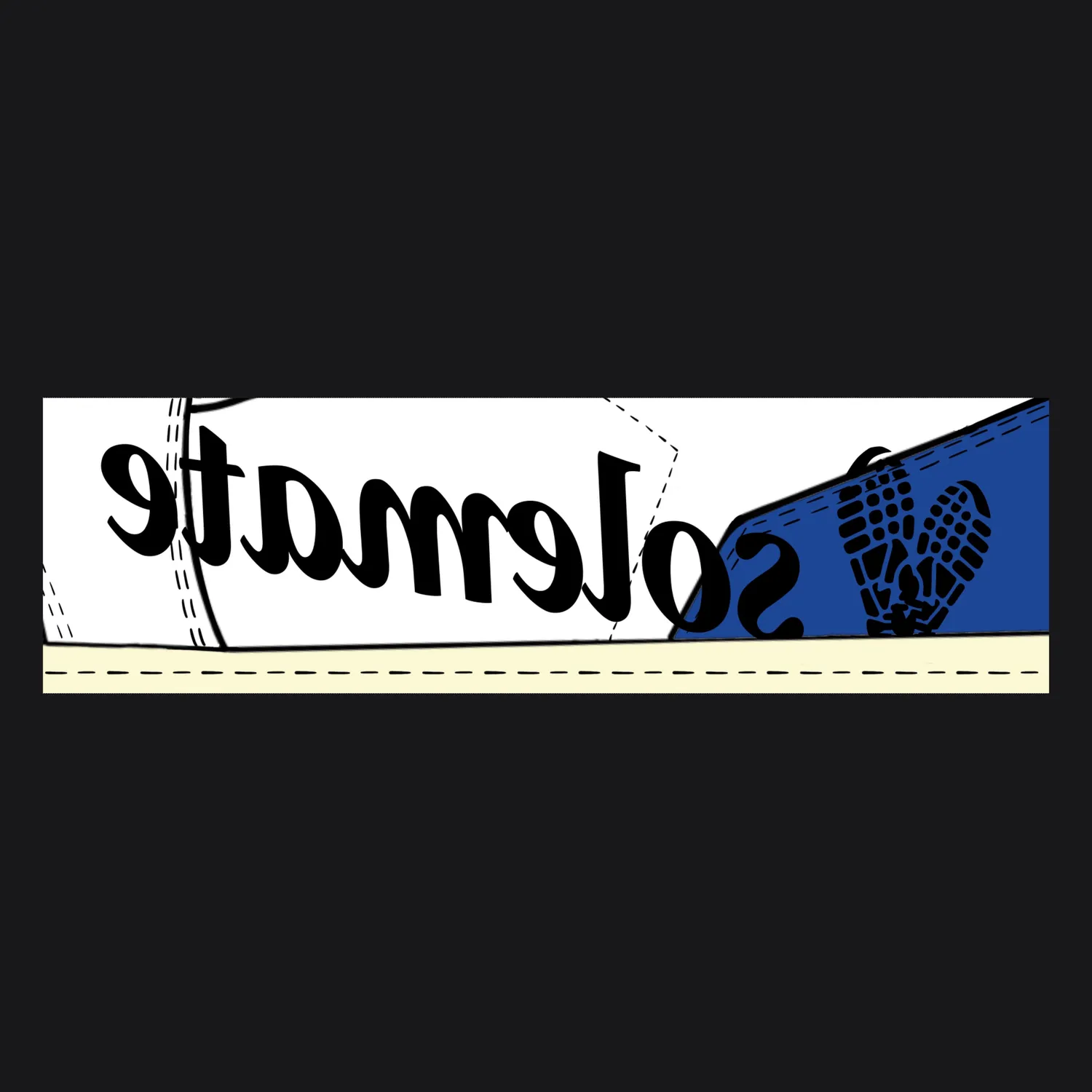 Solemate Frag High Box Logo maglietta bianca cotone