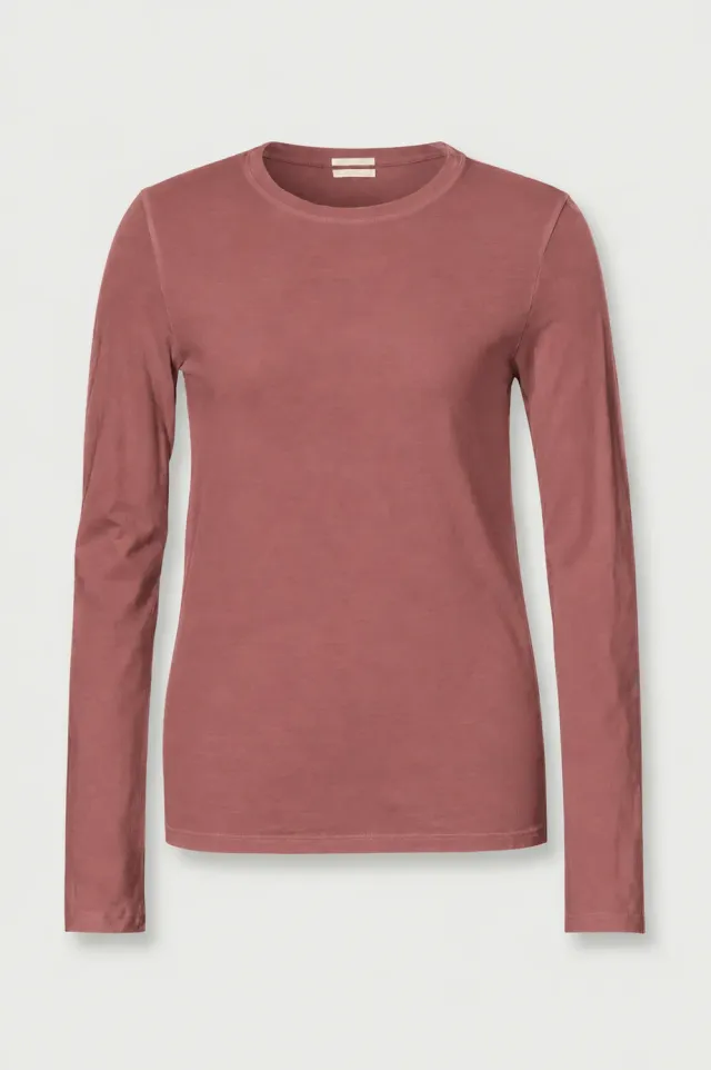Massimo Alba Masa t-shirt donna rose brown slim cotone