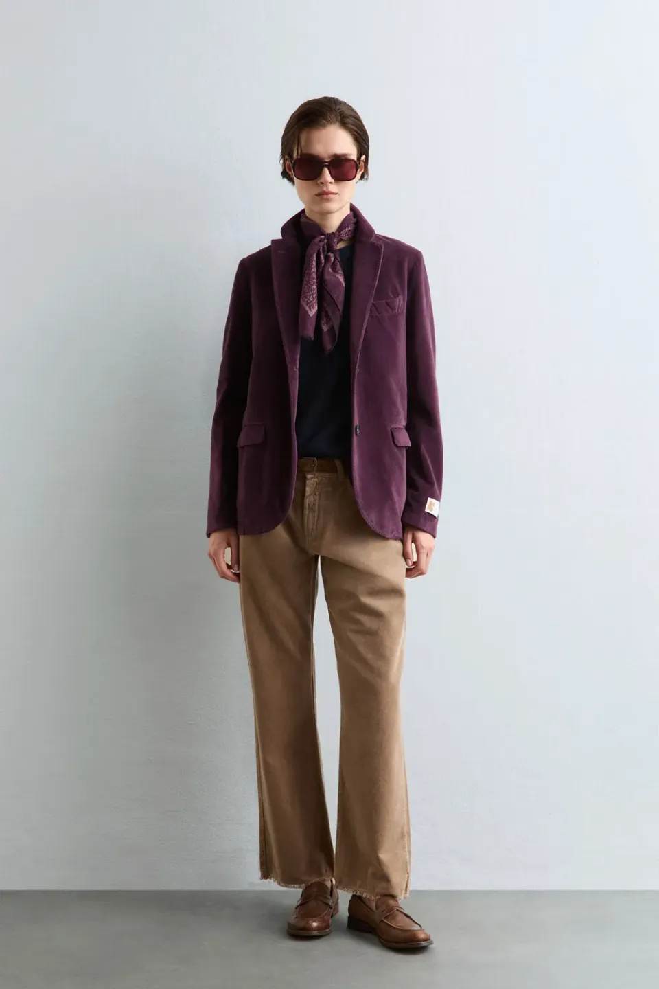 Massimo Alba Tolosa giacca velluto rosso donna tibetan red