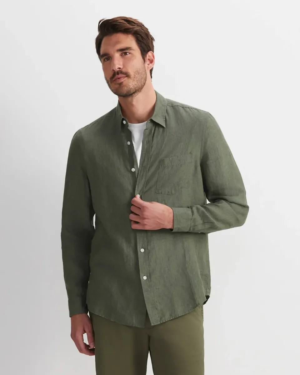 Sportscraft Delave camicia lino manica lunga