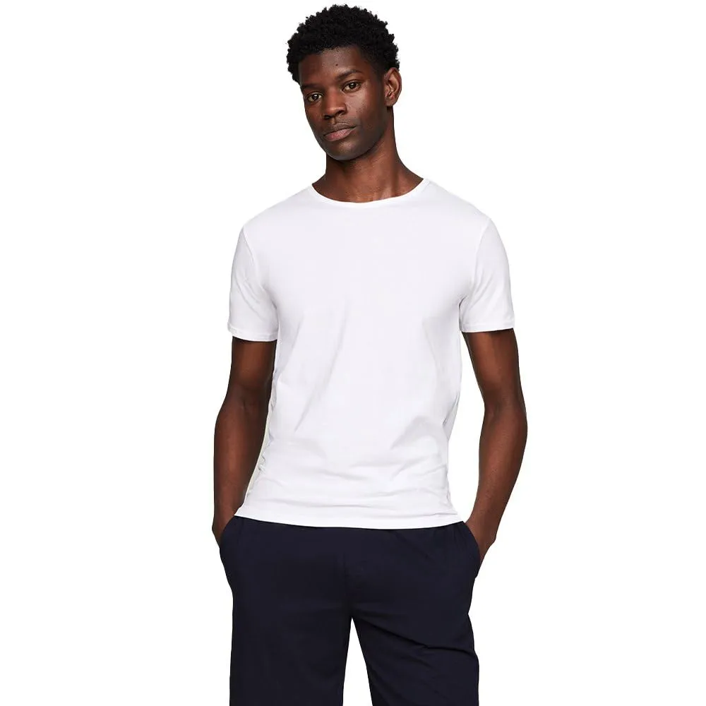 Tommy Hilfiger T-shirt uomo girocollo stretch 3 pezzi bianca M