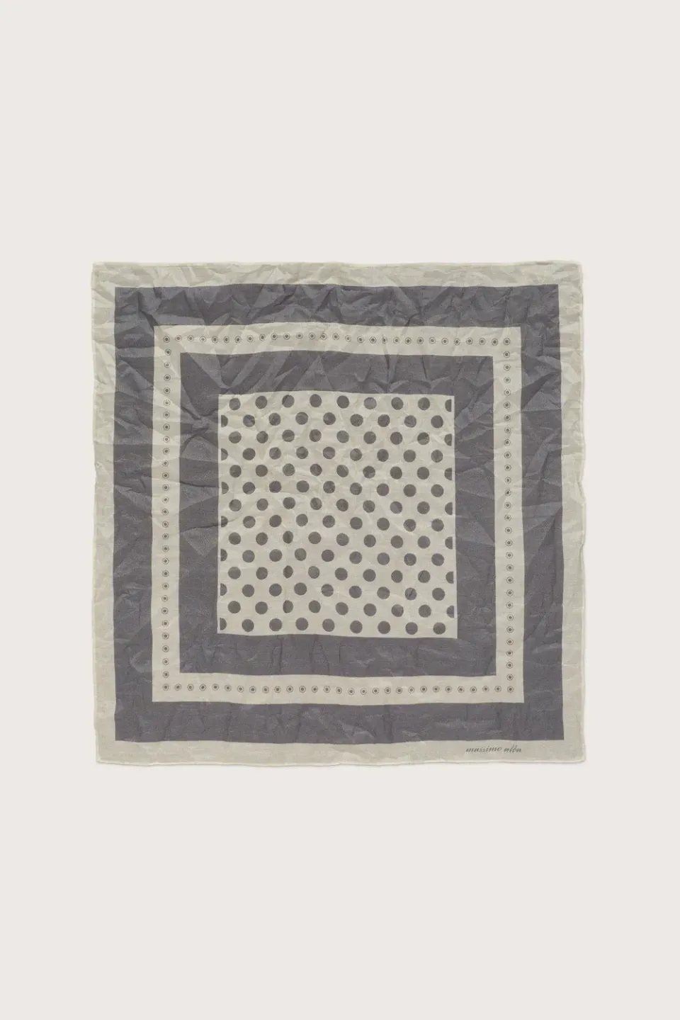 Massimo Alba Hanky1 fazzoletto smoke cotone