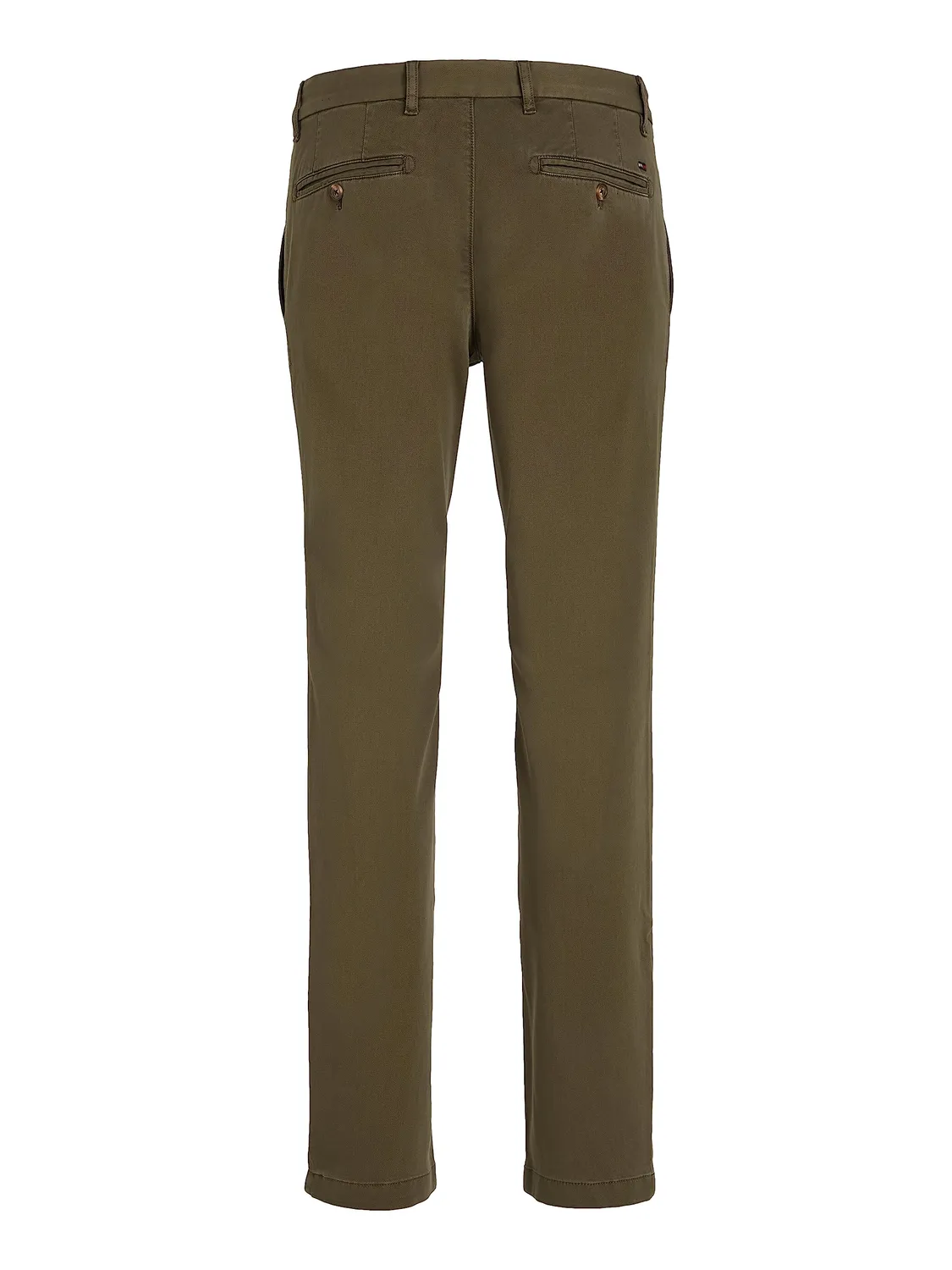 Tommy Hilfiger chinos uomo elasticizzati kaki Army Green