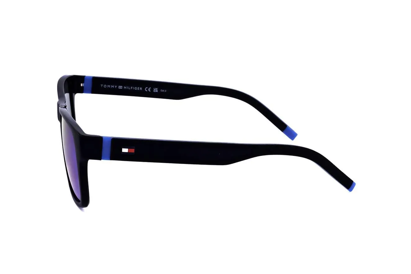 Tommy Hilfiger TH 1718/S occhiali sole uomo 56/16/145 nero blu