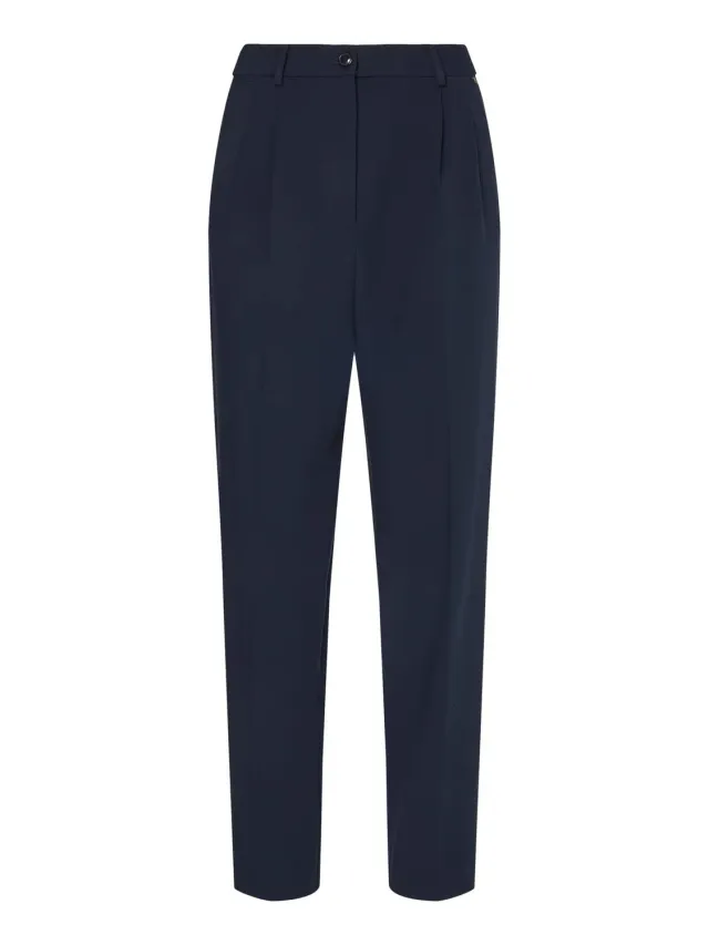 Tommy Hilfiger pantaloni tessuto donna vestibilità classica