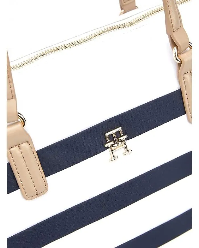 Tommy Hilfiger Poppy Tote borsa donna Breton Stripes