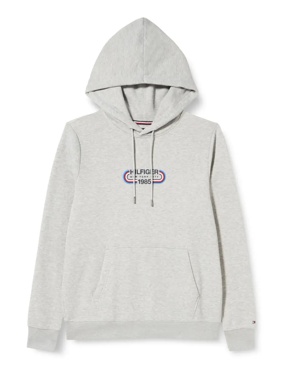 Tommy Hilfiger Track Graphic Hoody felpa con cappuccio grigia S