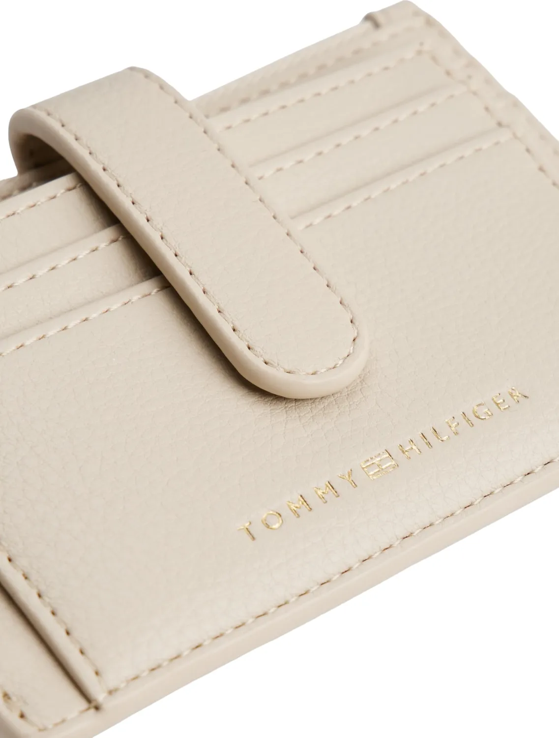 Tommy Hilfiger Flag portacarte donna beige con portamonete
