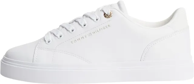Tommy Hilfiger TH Feminine Cupsole FW0FW09105 sneakers pelle bianche