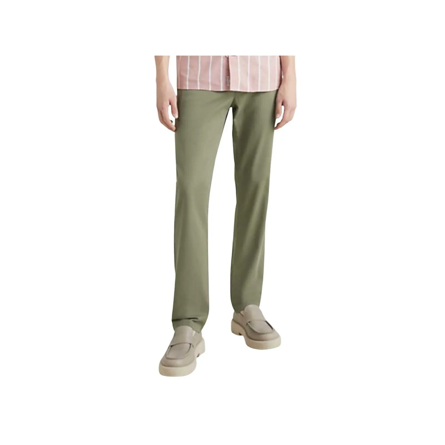 Tommy Denton 1985 Pima Cotton chino uomo verde New Basil