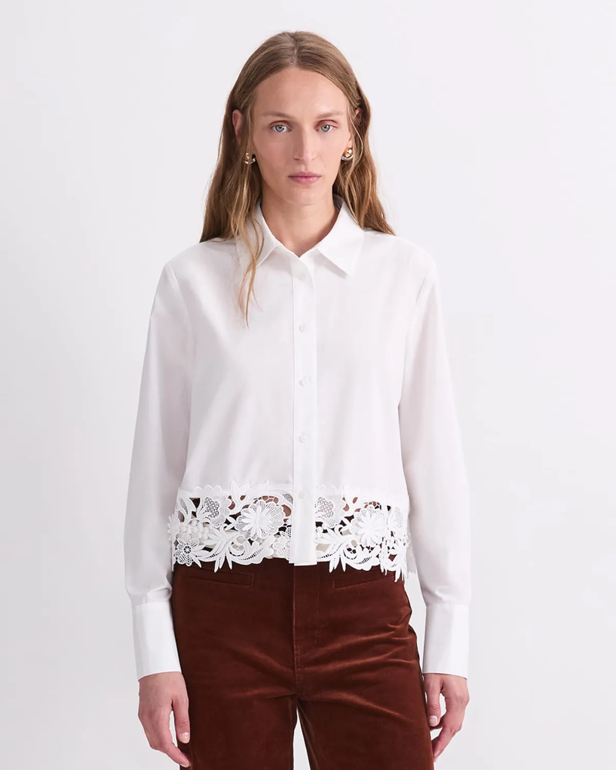 Sportscraft Gracie camicia donna pizzo manica lunga