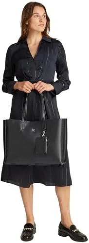 Tommy Hilfiger Distinct tote donna nera con zip taglia unica