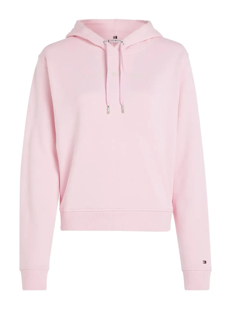 Tommy Hilfiger felpa donna con cappuccio cotone