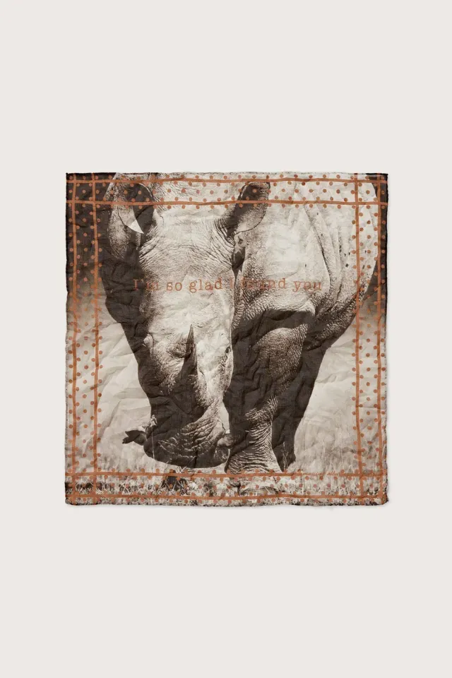Massimo Alba Hanky1 fazzoletto cotone Mocha 45x45