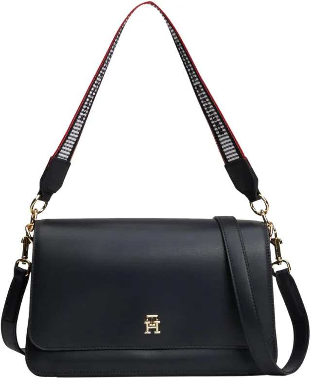Tommy Hilfiger Borsa a Tracolla con Zip Space Blue blu