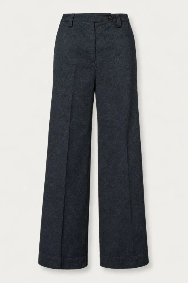 Massimo Alba Lamia pantaloni donna deep blue lana