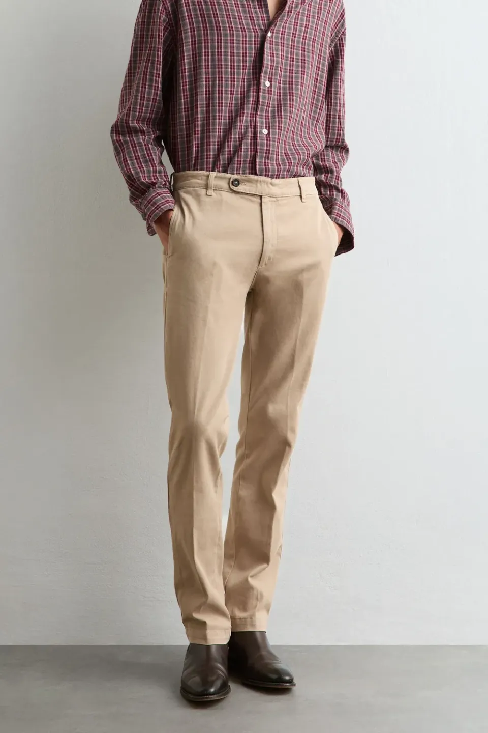 Massimo Alba Winch2 pantaloni uomo fossil cotone