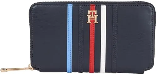 Tommy Hilfiger Iconic Tommy AW0AW16165 portafoglio donna blu
