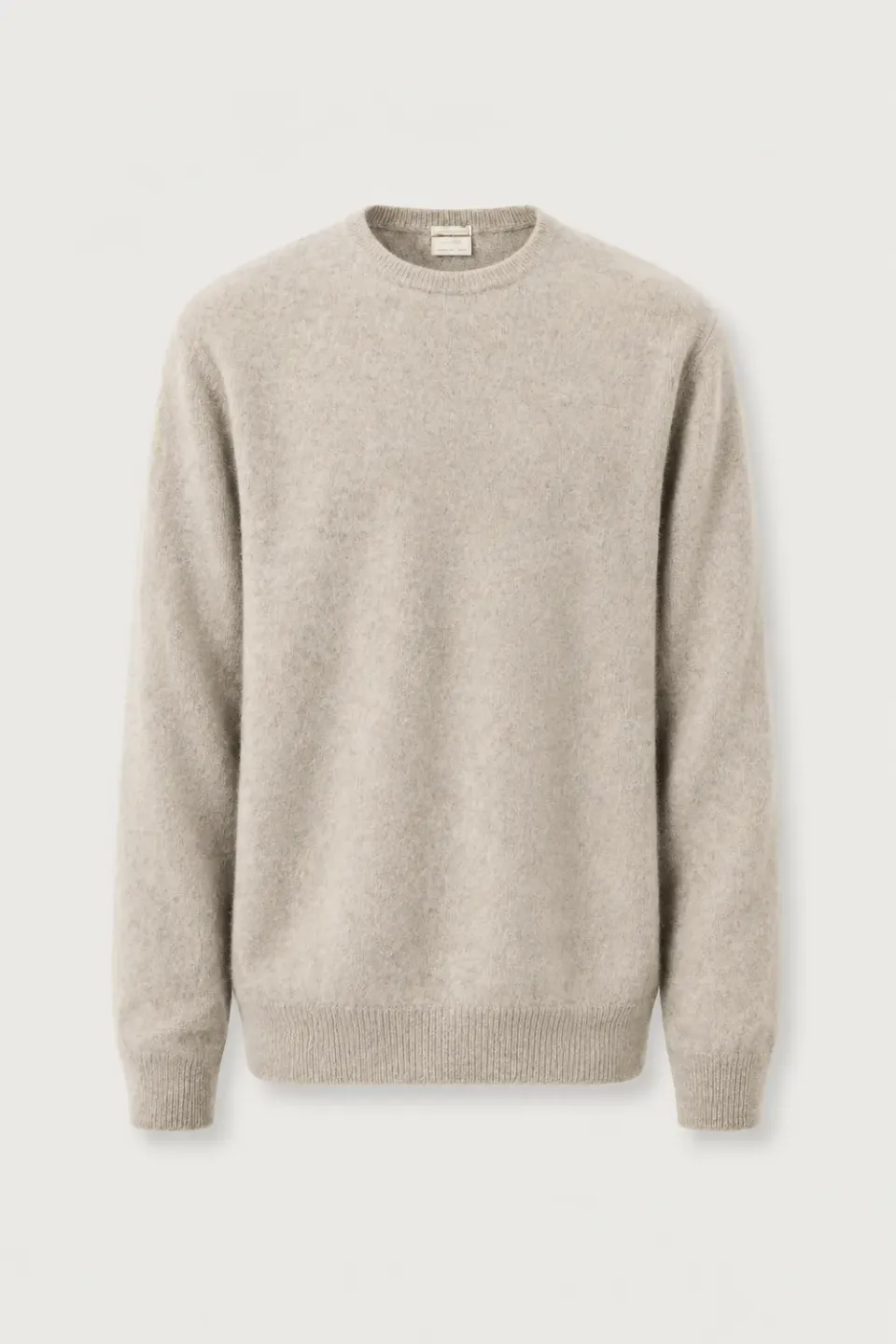 Massimo Alba Kane maglione girocollo sesame cashmere