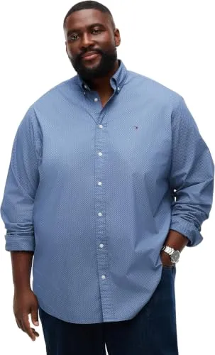 Tommy Hilfiger BT-Flex Poplin MW0MW45730 camicia 4XL fantasia