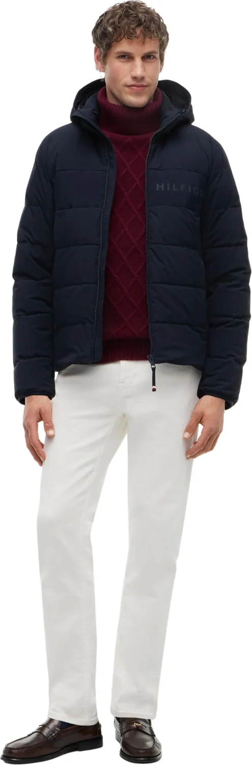 Tommy Hilfiger Branded Puffer MW0MW45273 piumino uomo cappuccio