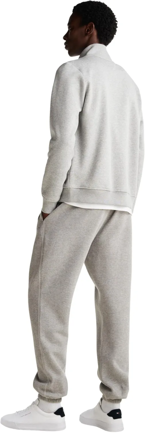 Tommy Hilfiger Mix Media Zip felpa uomo grigio 3XL
