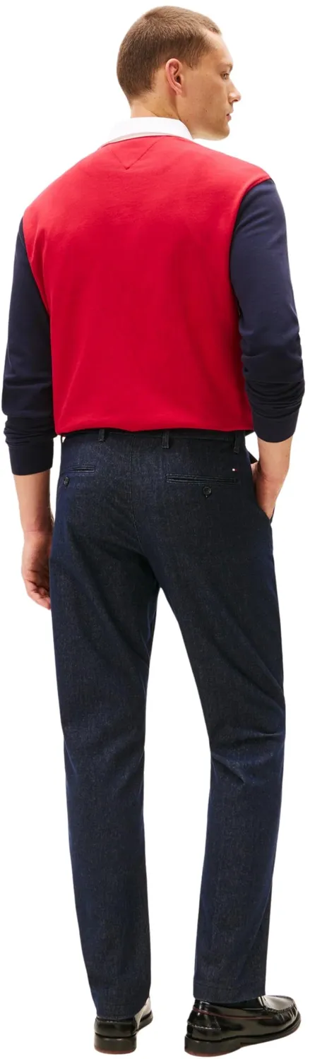 Tommy Hilfiger Denton chino uomo blu straight fit 40W/36L