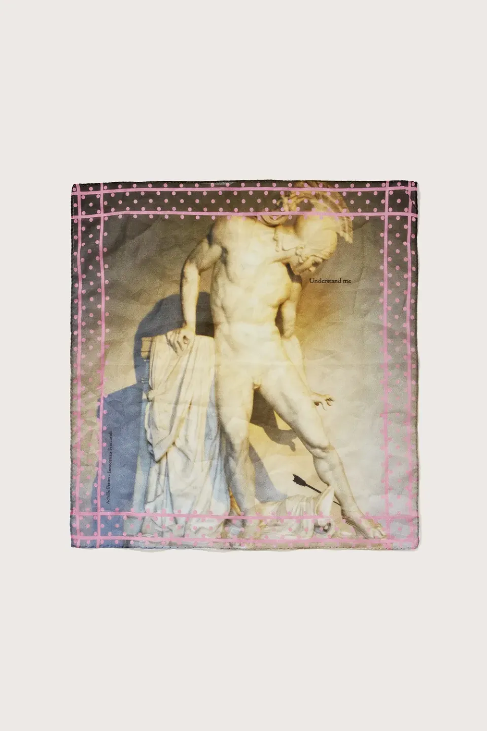 Massimo Alba Hanky1 fazzoletto cotone baby rosa 45x45