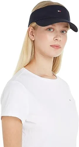 Tommy Hilfiger Essential Flag Visor cappello donna visiera regolabile