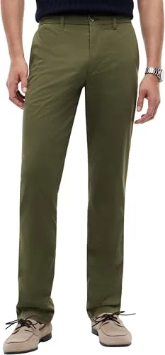Tommy Hilfiger Denton chino uomo verde 36W/32L straight fit