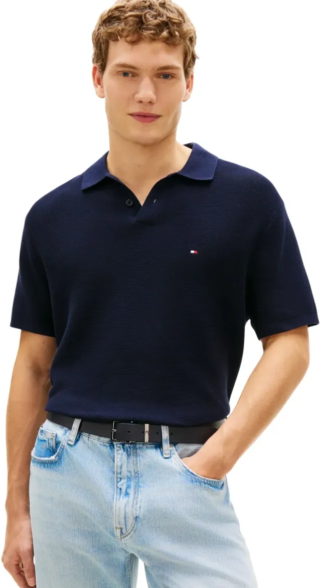 Tommy Hilfiger Cool Touch Structure MW0MW42795 polo uomo