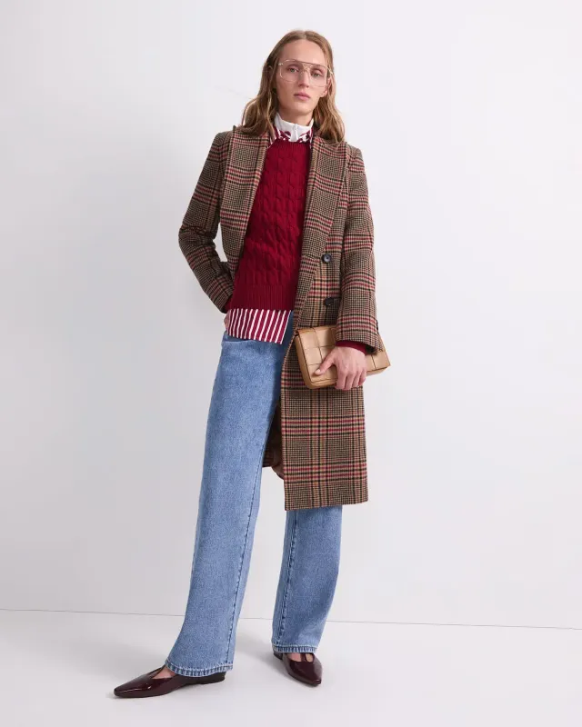 Sportscraft Gia cappotto donna lana a quadri