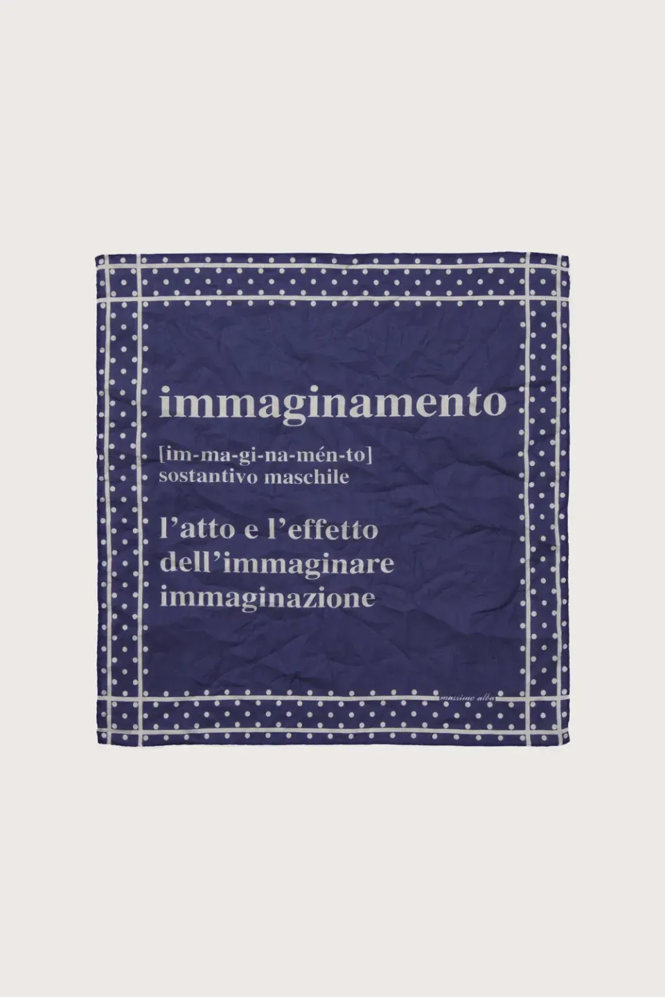 Massimo Alba Hanky1 fazzoletto calce cotone 45x45